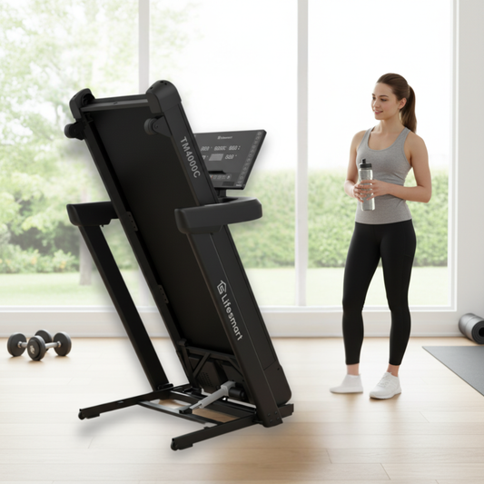 TM4000C LifeSmart treadmills with PowerTouch auto-folding and safety technology
