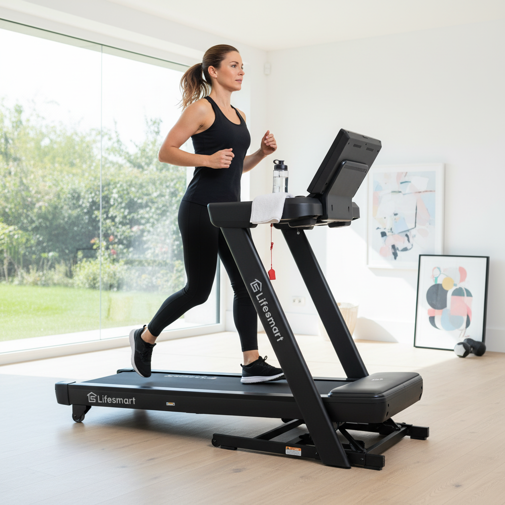 Foldable treadmill, at home treadmill and marathon training treadmill 